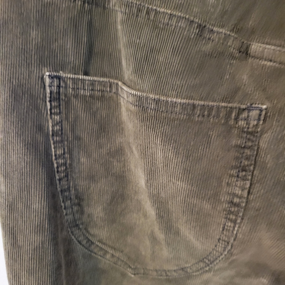 We The Free Olive Green Corduroy Skinny Bohemian Jeans/Pants. Size 31 - Picture 6 of 8